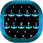 neon theme keyboard phone android application logo